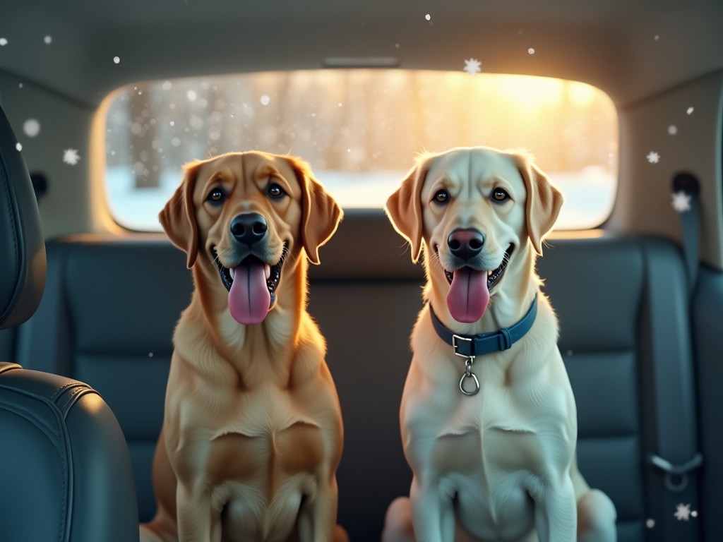 Tài xế xe cẩu tuyết cứu hai chú chó trong bão tuyết: Hành động của một trái tim nhân ái