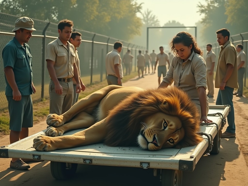 Ba chú sư tử từ Honduras bắt đầu cuộc sống mới tại khu bảo tồn Mỹ sau hành trình kỳ diệu