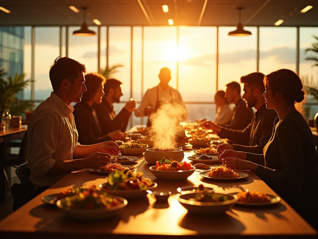 Bữa trưa sang chảnh - chiêu độc của công ty công nghệ giữ chân nhân tài