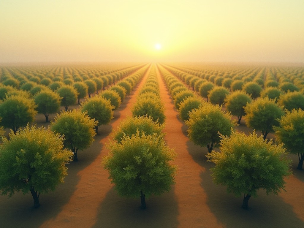 Từ sa mạc chết chóc thành 'máy hút carbon' khổng lồ: Bài học từ Bức Tường Xanh