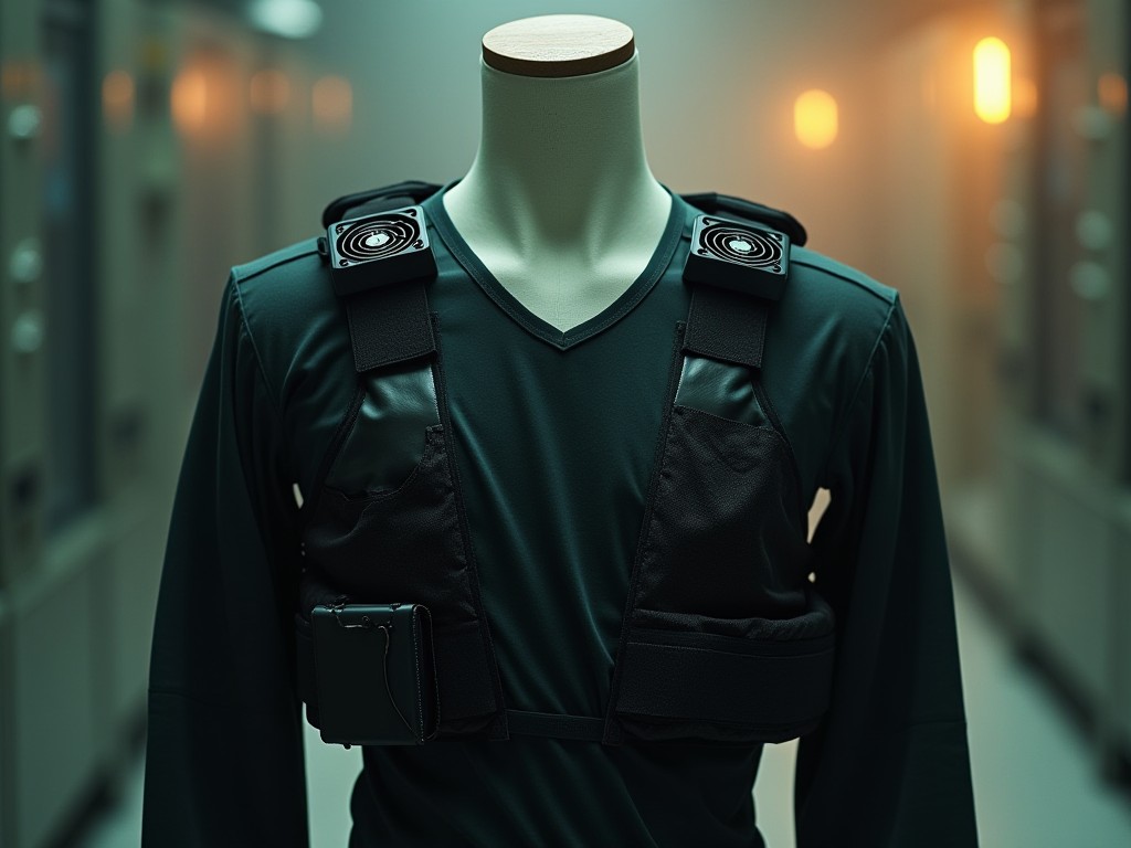 Áo exoskeleton mỏng nhẹ chỉ nặng 900 gram nhưng giúp người mặc nâng được 15kg